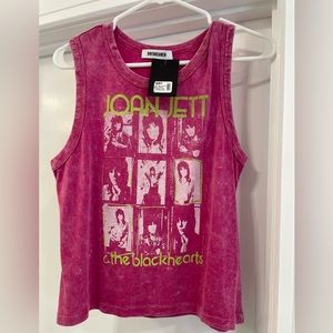 Daydreamer crop Joan Jett sleeveless tank